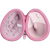 Hermitshell Hard Travel Case for Logitech Lift Vertical Ergonomic Mouse (Pink, Case for Right-Handed Mouse)
