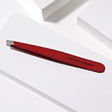 Tweezerman Signature Red Slant Tweezer Professional Stainless Steel Precision view 3