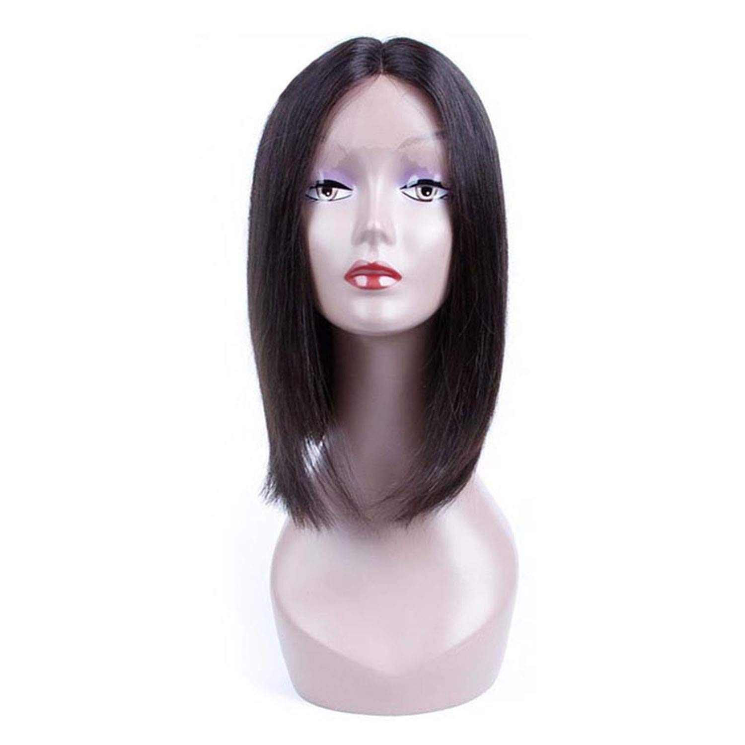 Amazon Com Human Hair Wigs With Hair Straight Hair Wigs For