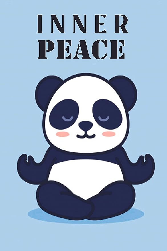 Wall PosterCute Panda PosterInner PeacePoster for Living Area