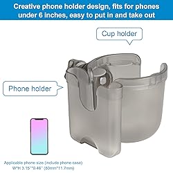 Accmor Stroller Cup Holder with Phone Holder, Bike