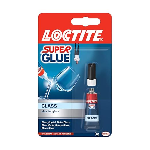 Loctite Glass Bond, HighQuality Glass Glue, Instant Super Glue for