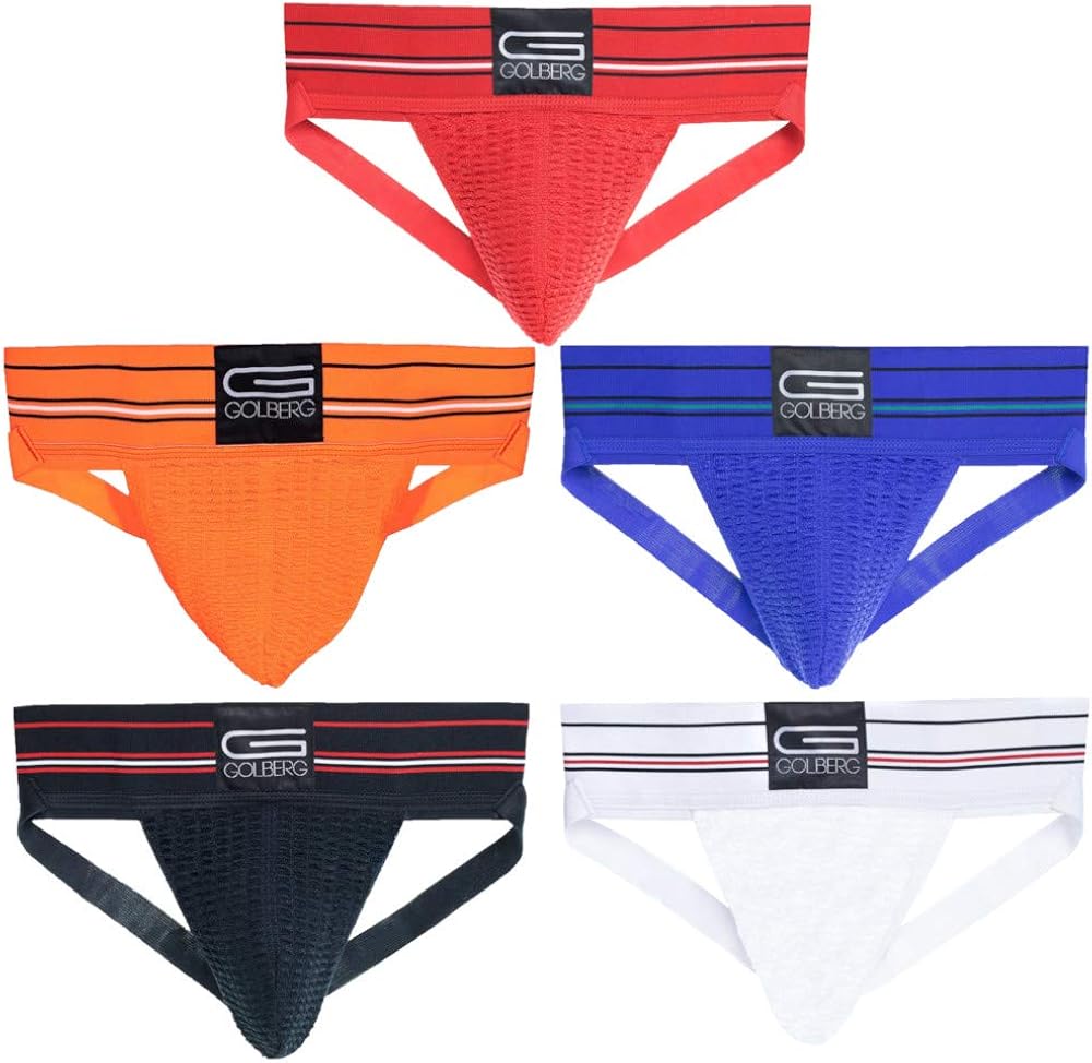 GOLBERG G Mens Jockstrap Underwear - Athletic Supporter - Adult and Youth Jock Strap at  Men’s Clothing store