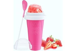 SRMIRO Slushy Maker Cup, Frozen Magic Squeeze Cup Cooling Maker Cup Quick Frozen Smoothies Cup Ice Cream Maker Cup for Children