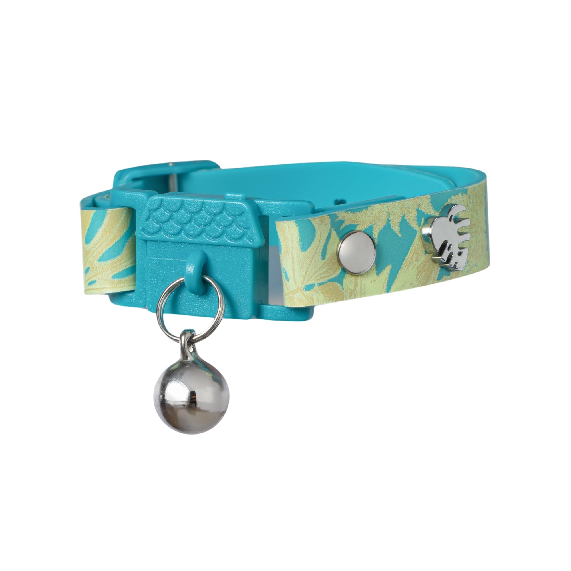 Kittyrama Botanical Cat/Kitten Collars. Award Winning. Hypoallergenic, Quick Release Breakaway, Comfy & Soft. Vet Approved. KITTEN Jungle