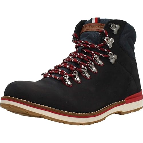 tommy hilfiger navy tj hiking boots
