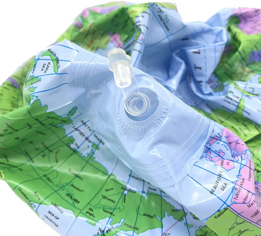 Aideal 3 pack 11-inch Inflatable Globe World Globe Maps Beach Ball ...