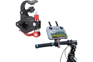iEago RC Mini 4 Pro Bike Mount for DJI RC 2, Bicycle Handlebar Bracket Aluminum Alloy Controller Bike Holder Adjustable Bike Clamp Adapter for DJI Mini 4 Pro/Air 3 Accessories