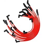 AUTO OCCASION Spark Plug Ignition Wires Set of 10 for Ford Mustang | Compatible with 1979-1995 Ford F-150 F150 , 1968-1973 Mustang 5.0L 5.8L