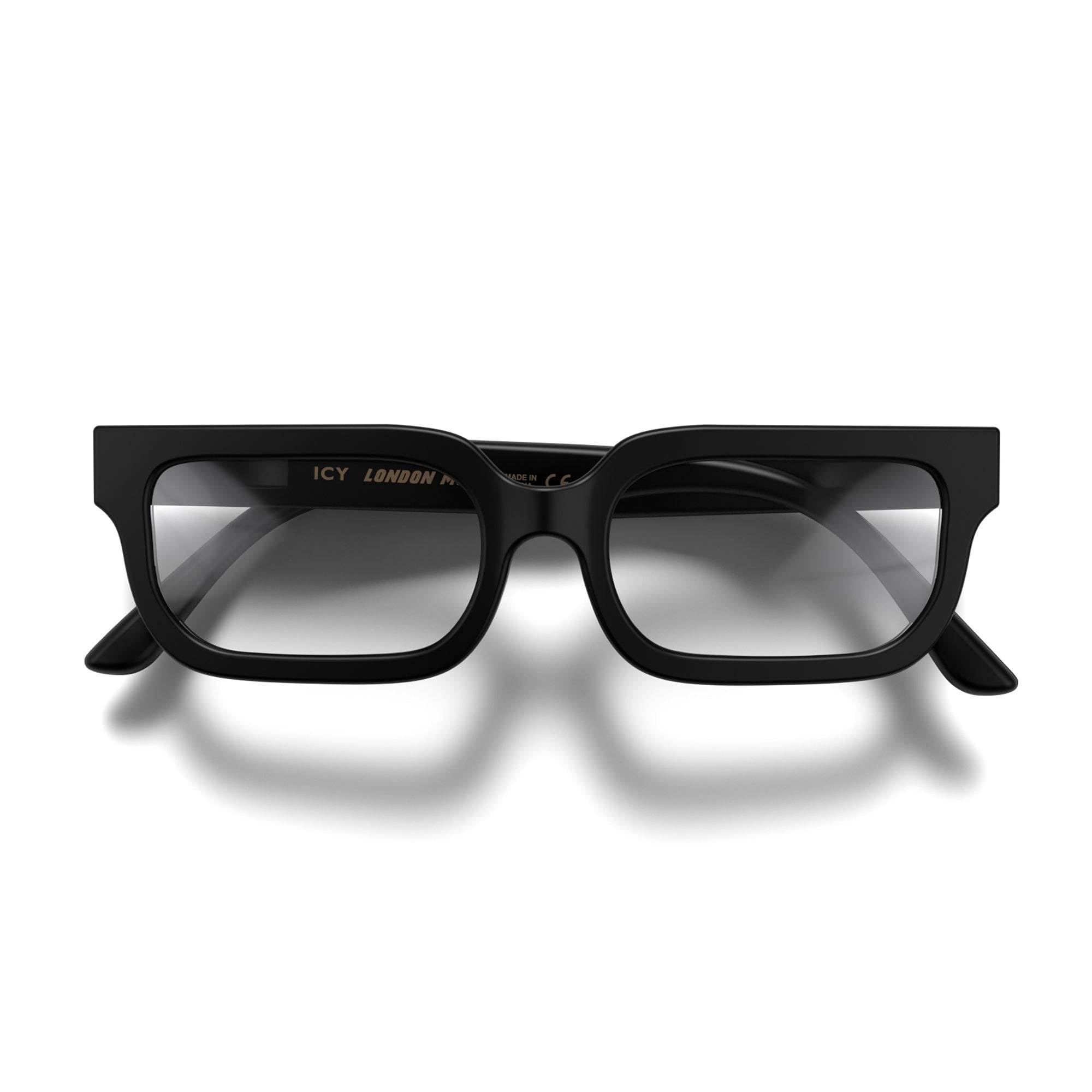 LONDON MOLE® Icy reading glasses | Cool rectangular shaped readers | Men’s Women’s Unisex | Spring hinges