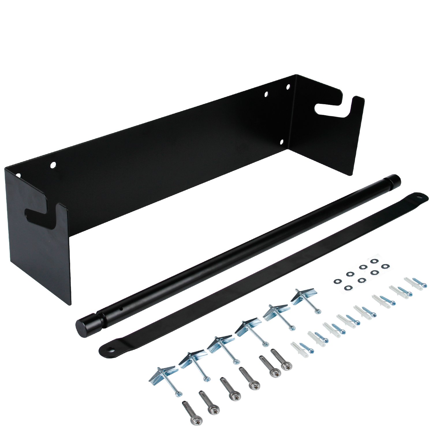 Wall Mounted Kraft Paper Roll Holder & Dispenser with Cutter Bar Wall