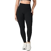 UNISSU Hugcurve No Front Seam Full Length High Waisted Workout Leggings for Women Buttery Yoga Pants Athletic Tights - 28''