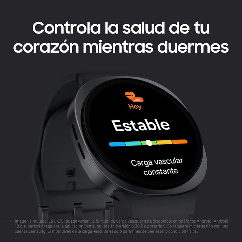 Samsung Galaxy Watch8, 44mm, Bluetooth, Galaxy AI, Smartwatch, Processador de 3 NM, Assistente de Saúde e Sono, Rastreamento Esportivo, 3 anos de garantia + 1 ano extra, cinza escuro (versão espanhola) — foto 6 de 8