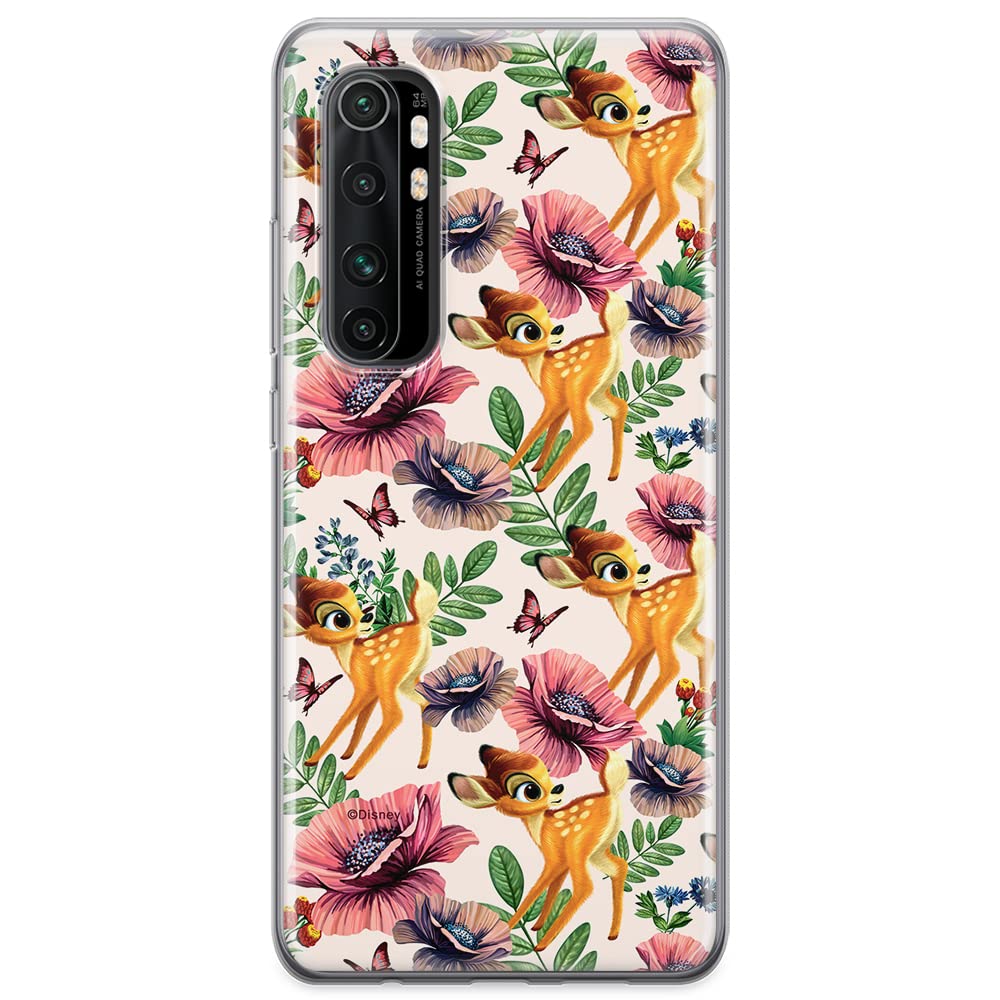 ERT GROUP mobile phone case for Xiaomi MI NOTE 10 Lite original and officially Licensed Disney pattern Bambi 015 optimally adapted to the shape of the mobile phone, case made of TPU