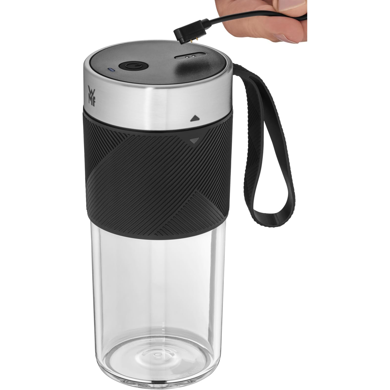 WMF Küchenminis Mix on the go 300 ml, Mini Mixer to go, USB Mixer Smoothie Maker, aufladbarer Personal Blender, tragbarer Mixer für Smoothies, Shakes 2