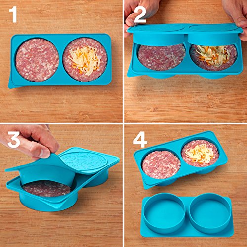 MeisterBurger Silicone Burger Press NonStick FDA Approved Burger