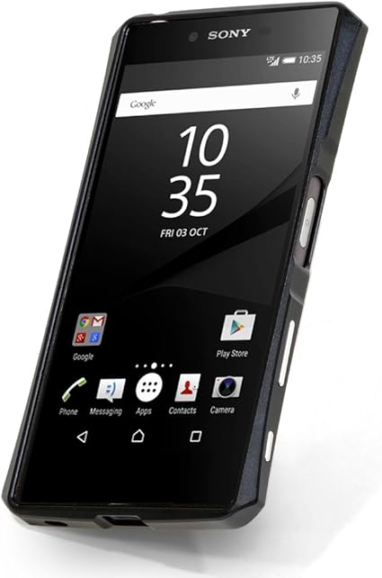 Amazon Co Jp Decase For Xperia Z5 高精度アルミニウムバンパーケース So 01h Sov32 Softbank シムフリー対応 ブラック 家電 カメラ