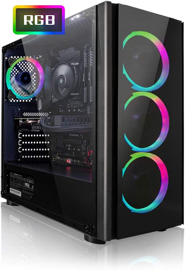 Megaport Gaming PC AMD Ryzen 5 2400G 4 x 3.90 GHz Turbo โข Nvidia GeForce GTX 1050 Ti 4GB โข 1000GB HDD โข 16GB DDR4 RAM โข Windows 10 โข WLAN gamer pc computer gaming computer