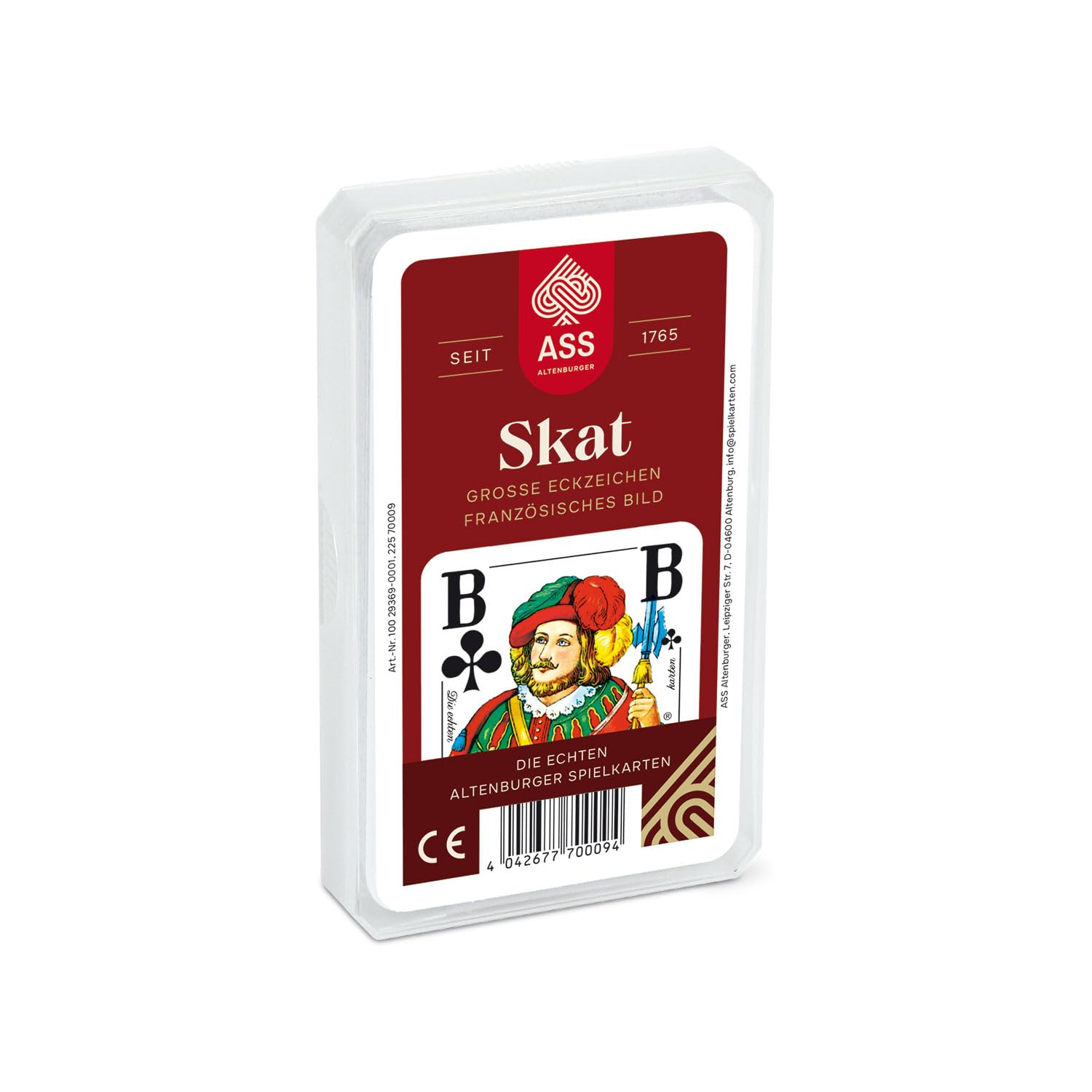 ASS Altenburger 22570009 Seniors Skat French Picture Card Game