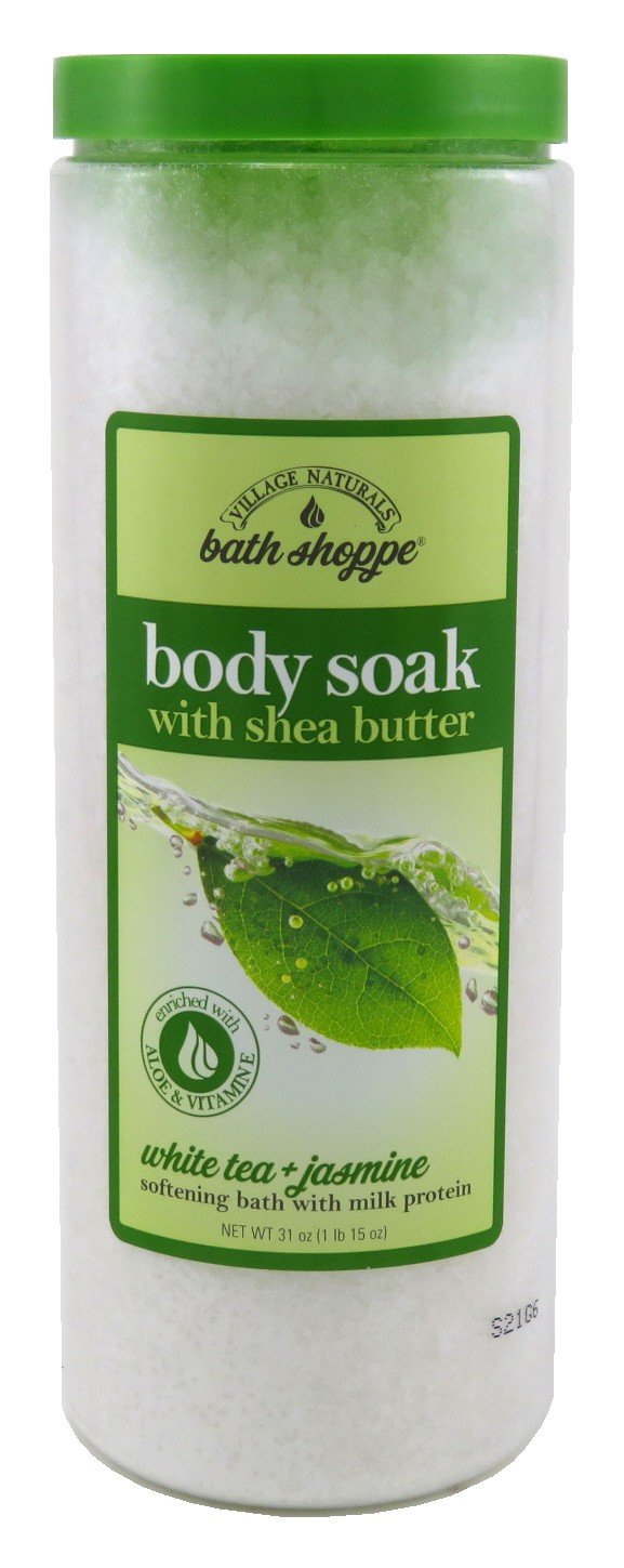 Village Naturals Bath Shoppe White Tea Milk Bath 28 fl oz Bubble Baths Beauty