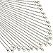 TecUnite 24 Pack Bronze Link Cable Chain Necklace DIY Chain Necklaces (24 Inch) primary