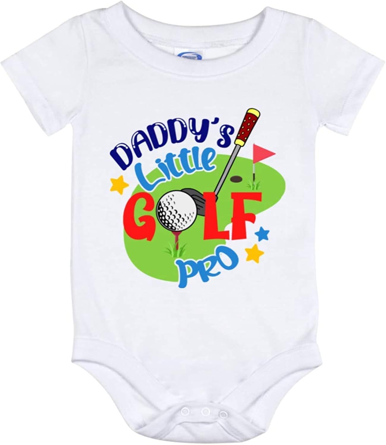 Daddy's Little Golf Pro Baby Bodysuit Golfing Future Golfer