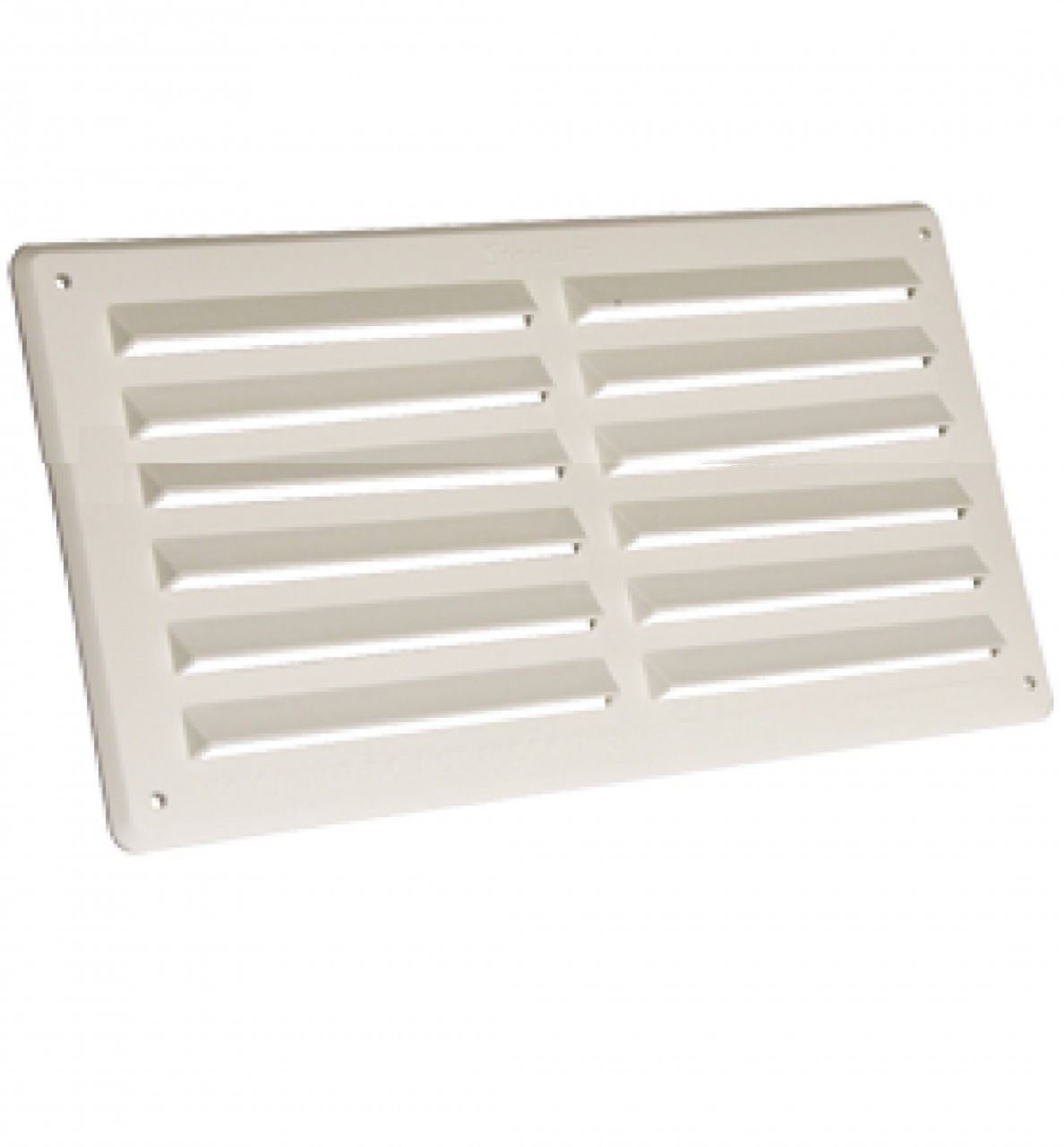 9"x 6" White Louvre Vent - BM466
