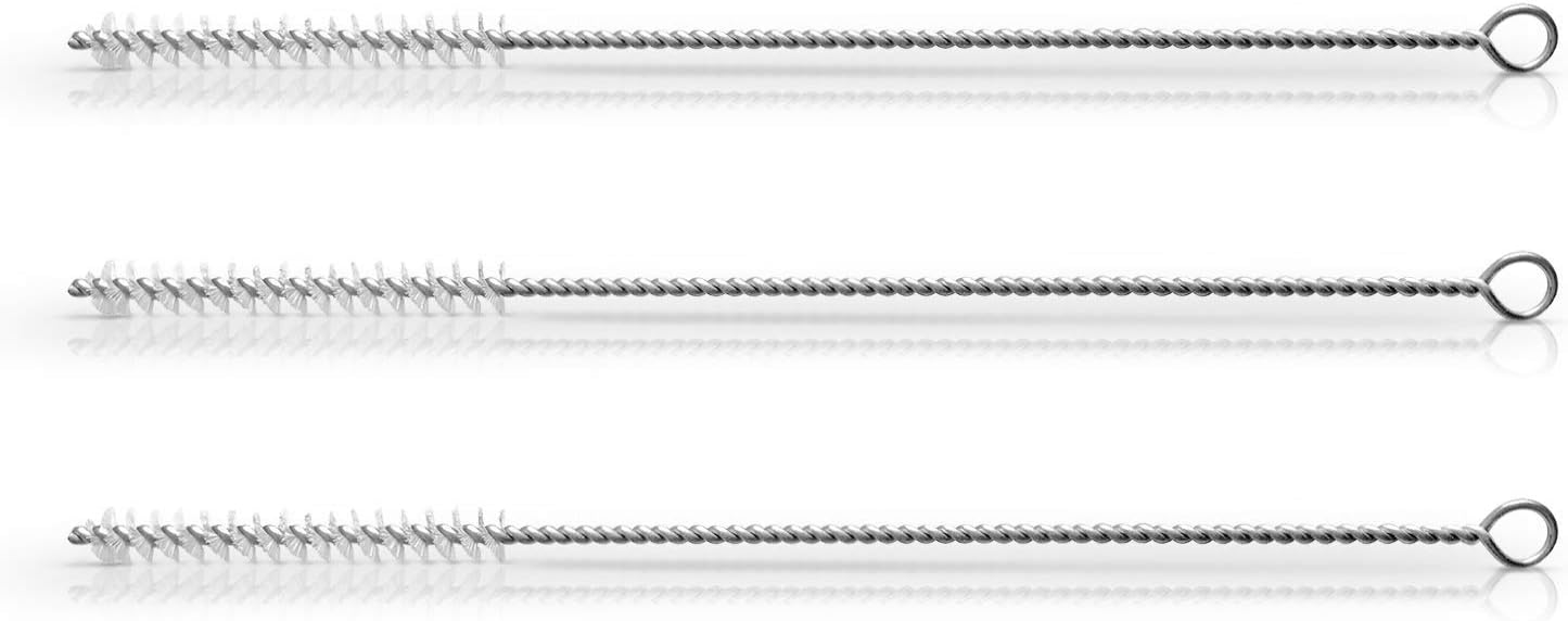 BambawStraw Cleaner Set - 3 Pack Small Eco Brushes | Environmentally Friendly Kitchen Straw Cleaners
