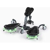 Kneel-It V3 Rolling Knee Pads - Durable Ergonomic Mobile Knee Pads with Seat - 360&deg; Turning Capability, Supports 360 lbs, Compactable, Optimal for any Floor Job