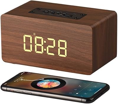 bluetooth speaker with clock display