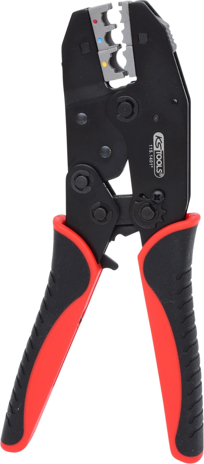 KS Tools 0.5-6mm Non Insulated Crimping Plier