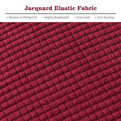 image for Jacquard Loveseat Covers Sofa Protector Spandex Polyester Slipcover St
