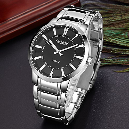 Relojes Militares Marca de fábrica Superior para Hombres Reloj Deportivo de Moda de los Hombres de la Marca de Moda Negro Grande - Imagen 5