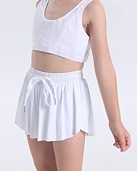 KEREDA Girls Flowy Shorts,Butterfly Shorts for Teen