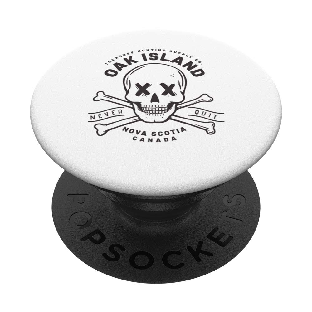 Oak Island Vintage Templar Knight Treasure Hunting Gift PopSockets PopGrip: Swappable Grip for Phones & Tablets
