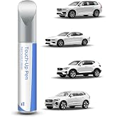 PARTS4EV 707 Crystal White Pearl Tricoat Touch Up Paint Compatible with Volvo Exact Match Chips and Nicks Touch Up