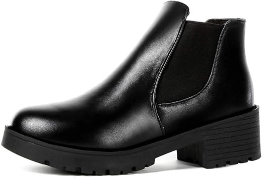 leather simple shoes