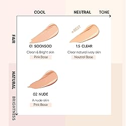 AMUSE Dew Jelly Vegan Cushion Foundation 1.5 CLEAR