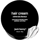 Jack Henry Hair Styling Cream for Men and Women, Light Hold, Subtle Shine