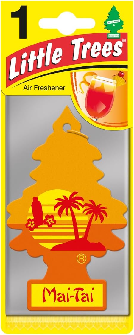 2 x Little Trees MTR0063 'MAI-TAI' Fragrance Air Freshener