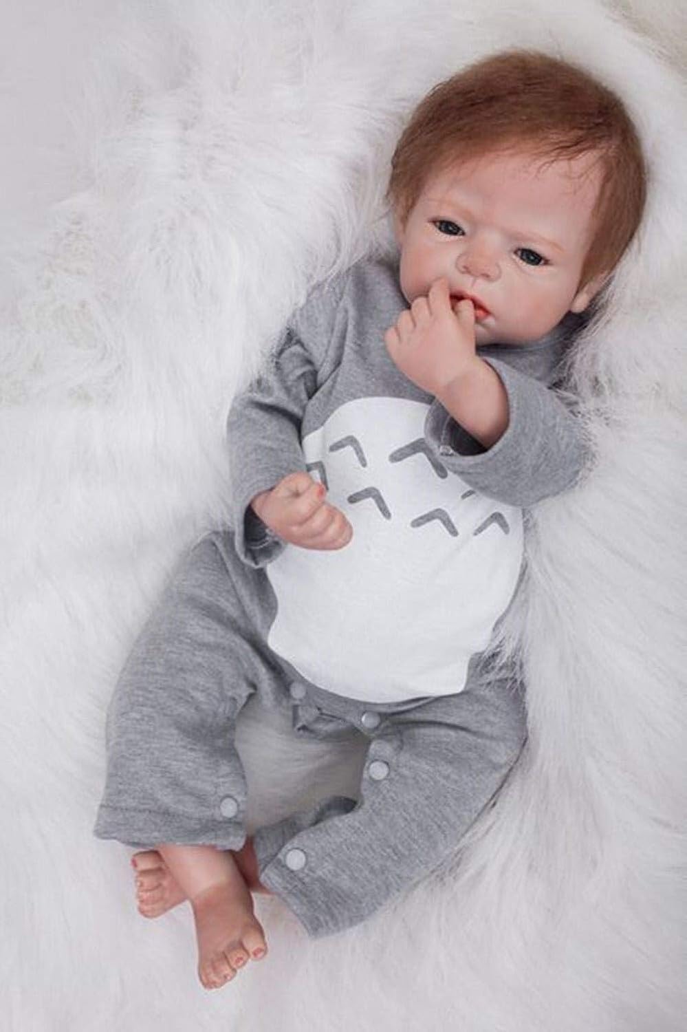 Prezzo LIDE 22 Pollici 55 cm Silicone Vinile Reborn Baby Dolls Maschio Magnetica Giocattolo Gift Bambole Bambola Bambolotti Bambino Offerte