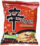 Shin Ramyun Hot Spicy Noodle Soup (Nong Shim-Gourmet Spicy) for 20 Bags by Nong Shim