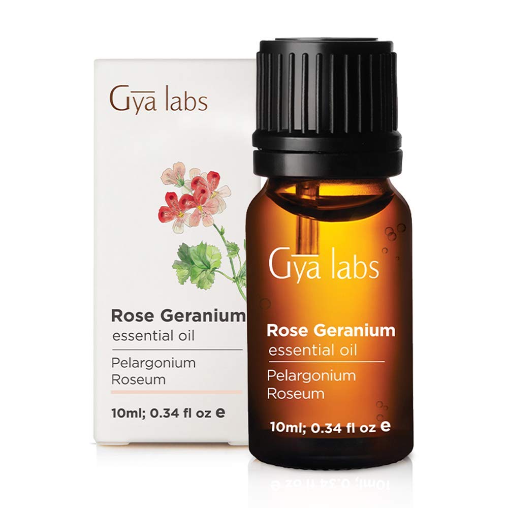 Rose Geranium Essential Oil - Relax & Renew Skin’s Beautiful Balance (10ml)- 100% Pure Therapeutic Grade Rose Geranium Oil
