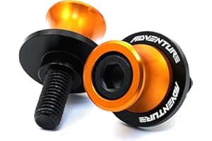 ZYAKOMO Compatible with 2025 390 ADVENTURE 2026 790 890 ADVENTURE R 890ADV 1290 Super ADV 690 SMC-R M10 CNC Motorcycle Swingarm Spools Slider Stand Screws