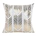 Super Soft Throw Pillow Case Cover Gold Foil, FreshZone Christmas Pillow Covers 18x18 Xmas Pillow Case Decorative (Gold B)