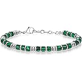 SIUMAL Mens Bracelet, Boho Stainless Steel Bracelets for Men, Beaded Bracelets, Jewelry Gifts for Husband, Father, Friends