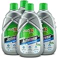 Sweat X Original Activewear Laundry Detergent – Remove the Worst Odors & Toughest Stains – High Performance Sports Wash for Training Gear & All Fabric Types – 45 Loads/Bottle – 4 Pack
