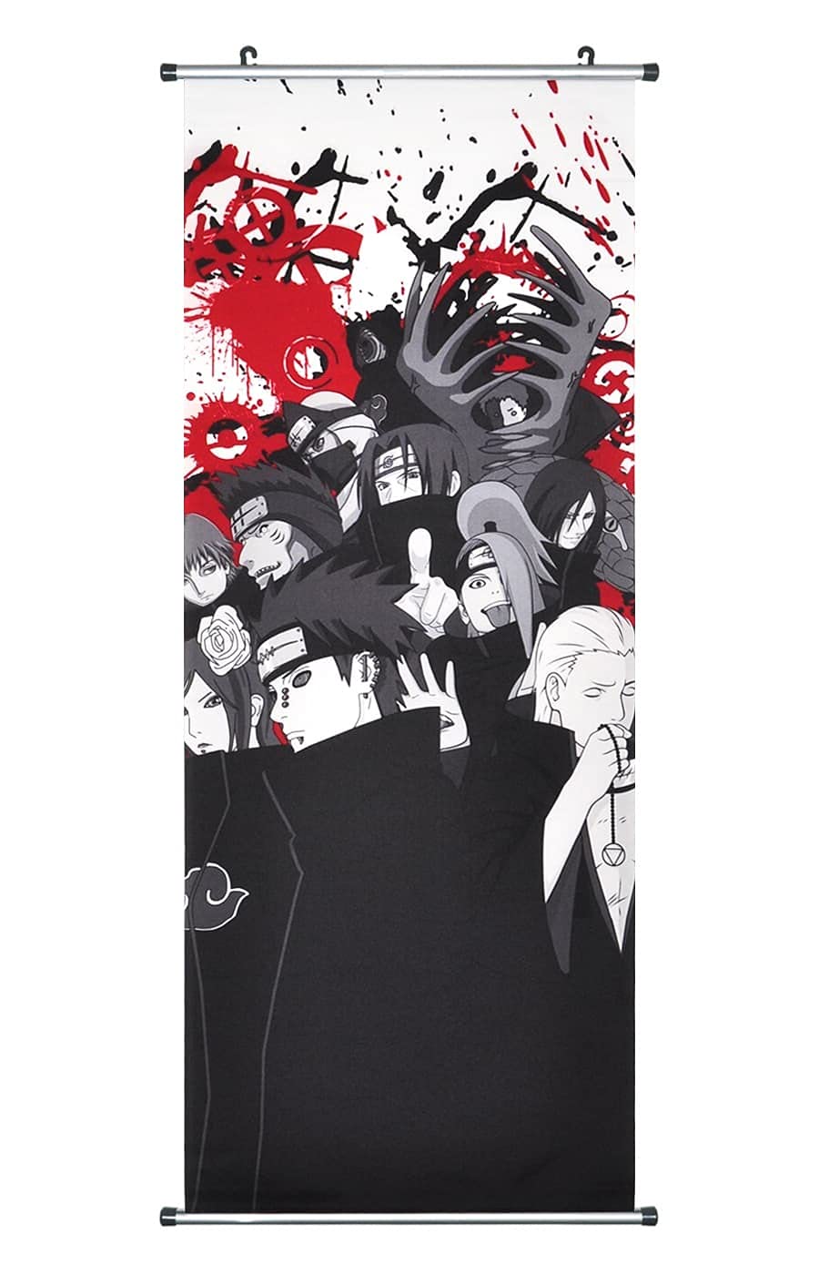 CosplayStudio Large Naruto Roll Picture / Kakemono Fabric Poster 100 x 40 cm Motif: Akatsuki/