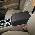 INTGET Center Console Armrest Cover for Nissan Pathfinder Accessories 2013-2020 2021 2019 2018 2017 2016 2015 2014 Cushion Middle Console Lid Protector Interior Accessories for Pathfinder