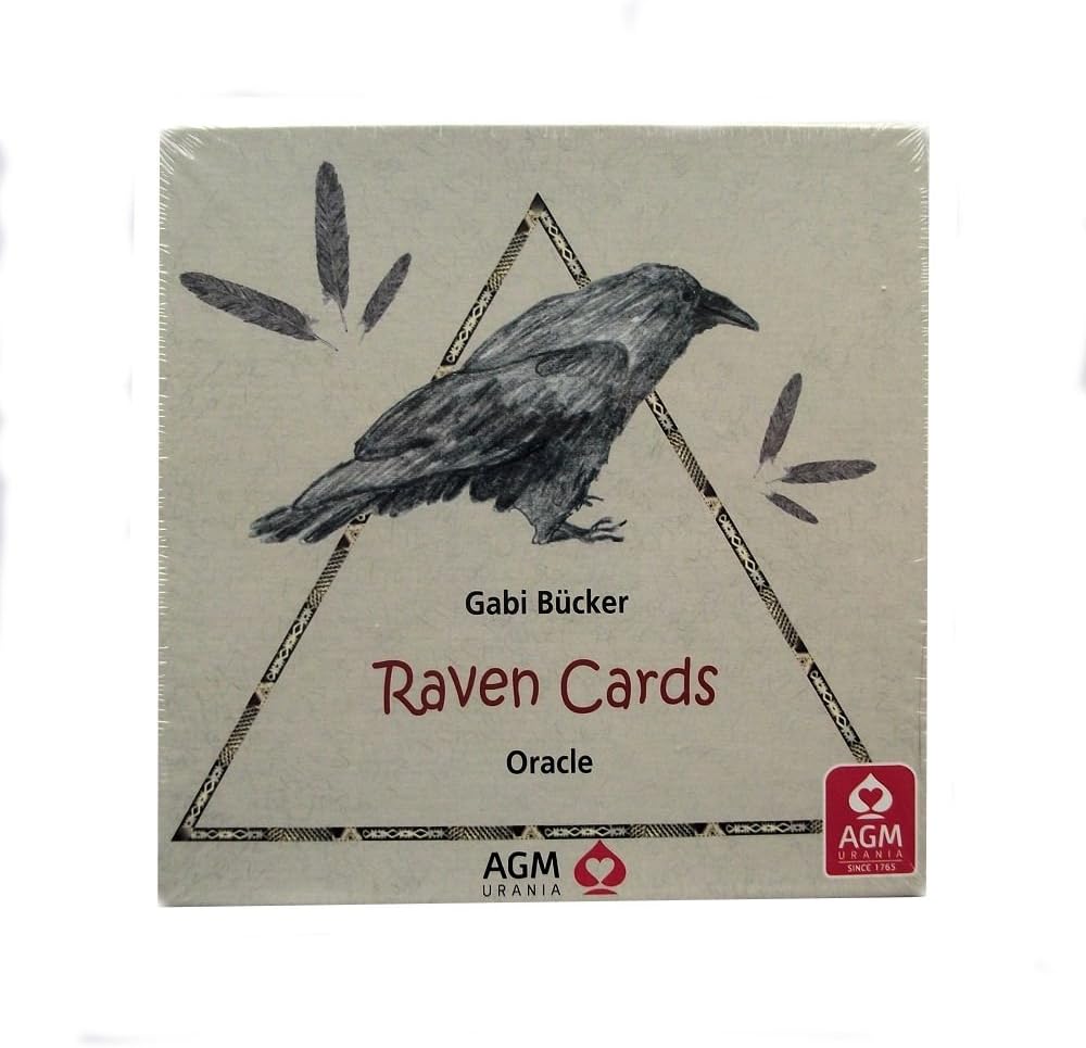 Green Cross Toad Raven Oracle by Gabi Bücker, 49 Fortune Telling Cards in Hard Box with English Instructions